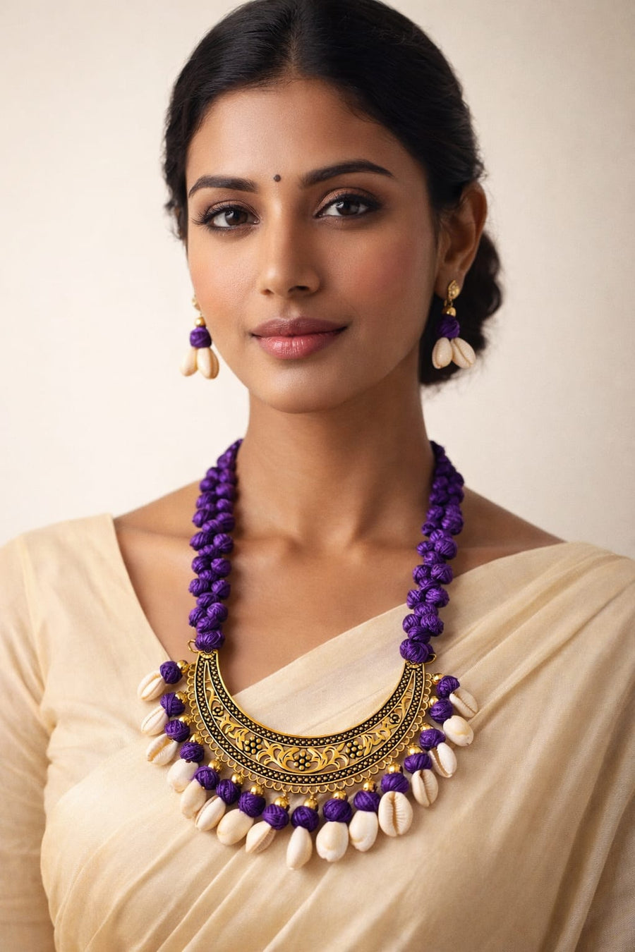 Purple Majesty Necklace Set