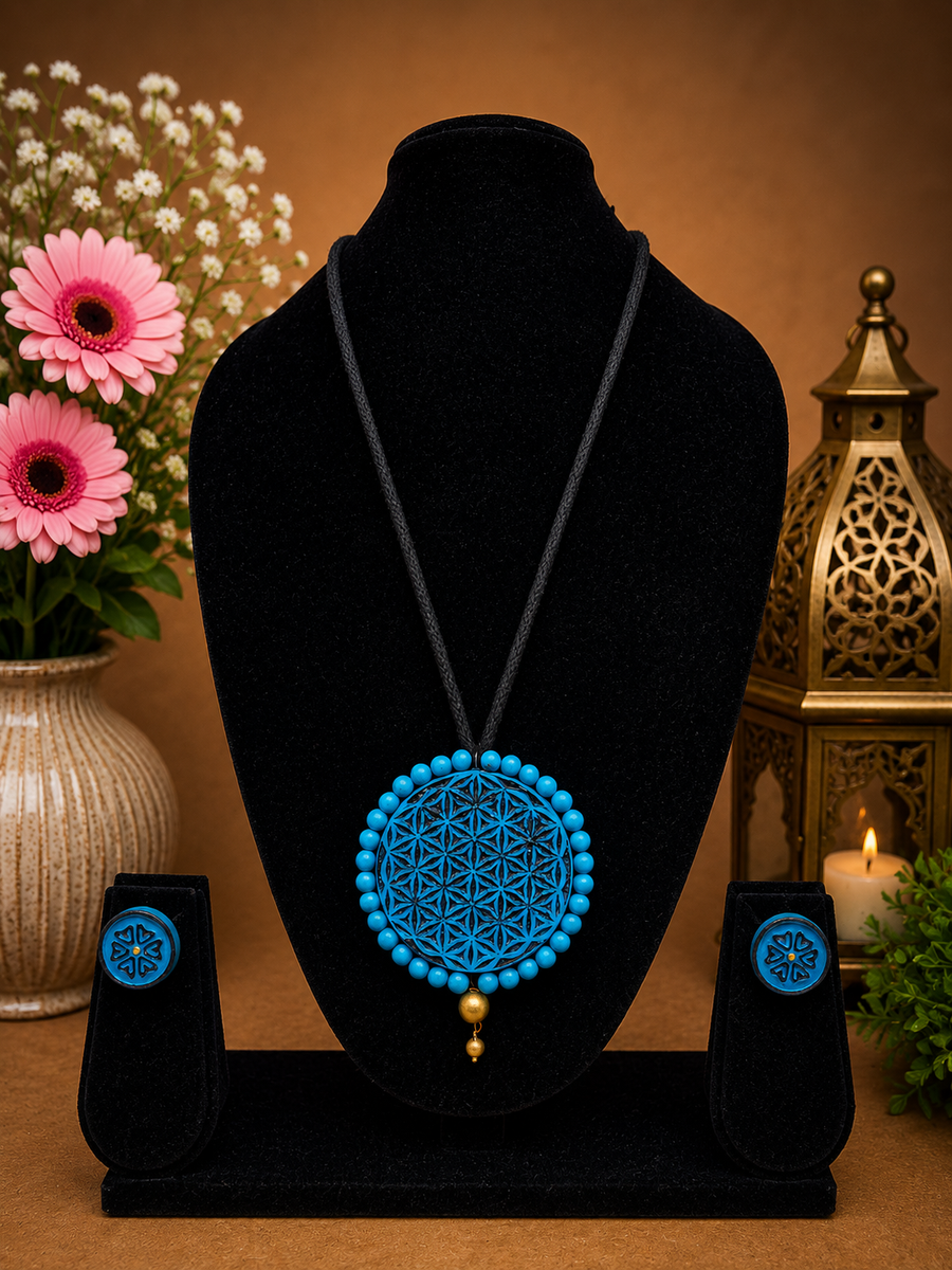 Calm Wave Terracotta Necklace