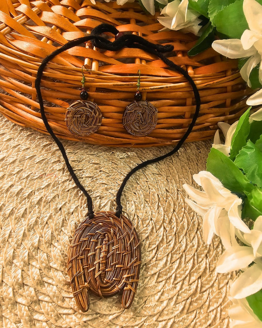 Palm Leaf Jewellery Set