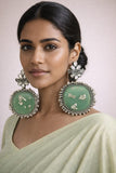 Verdant Charm Silver Drops