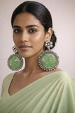 Olive Radiance Earrings