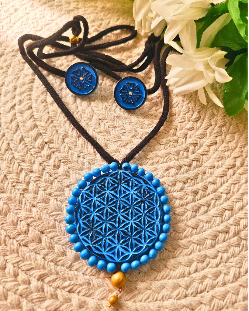 Calm Wave Terracotta Necklace