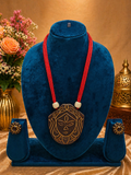 Kala Shakti Handmade Terracotta Necklace Set