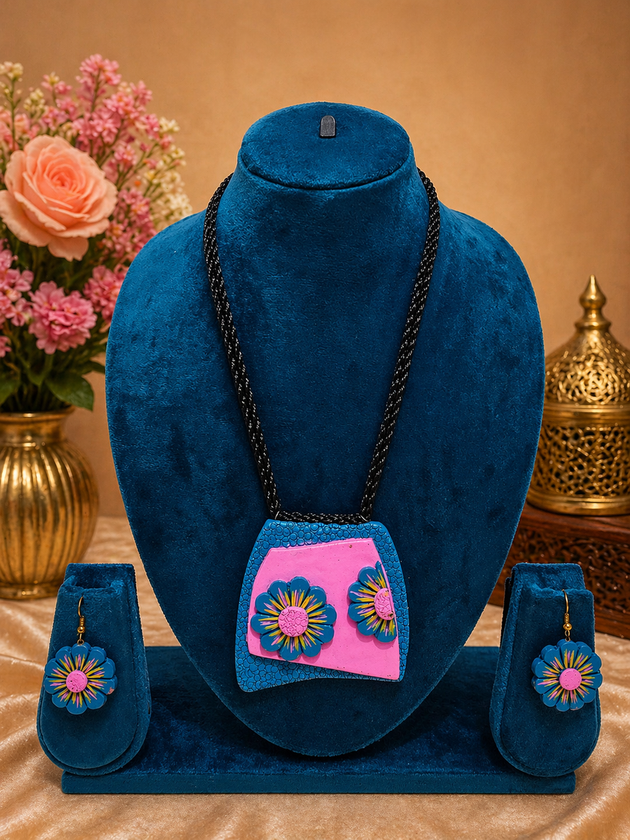 Bloom Bliss Terracotta Jewellery Set