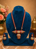 Rustic Bloom Terracotta Jewellery Set