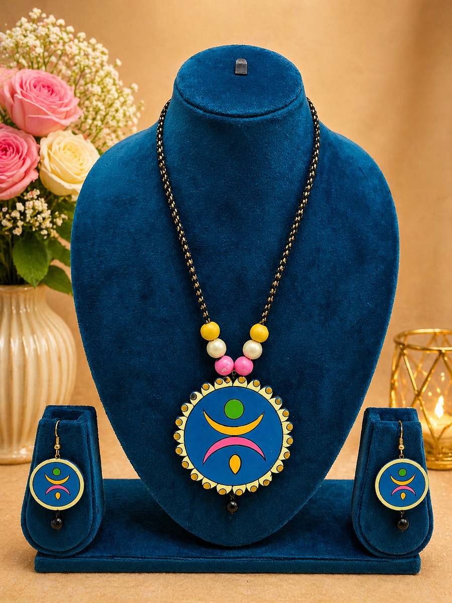 Neel Tara Terracotta Jewellery Set