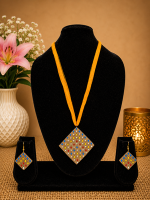 Sunlit Mosaic Terracotta Jewellery Set