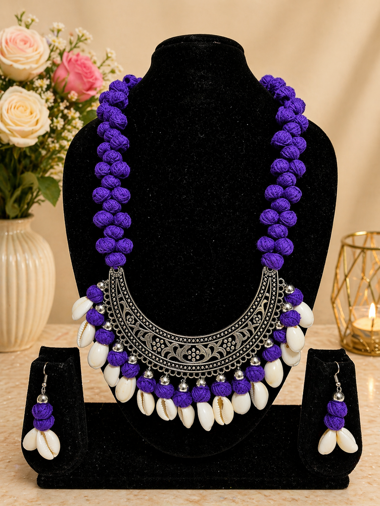 Violet Wave Jewellery Set