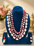 Red Beads Jewellery Set