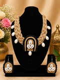 Black Jute Jewellery Set