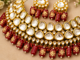 ❤️ Royal Kundan Bridal Choker Set with Earrings &amp; Maang Tikka