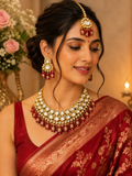 ❤️ Royal Kundan Bridal Choker Set with Earrings &amp; Maang Tikka