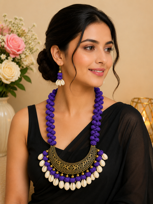 Purple Majesty Necklace Set