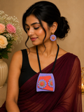 Lavender Bloom Handmade Terracotta Jewellery Set