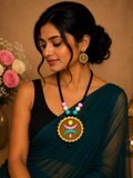 Golden Harmony Terracotta Pendant Set