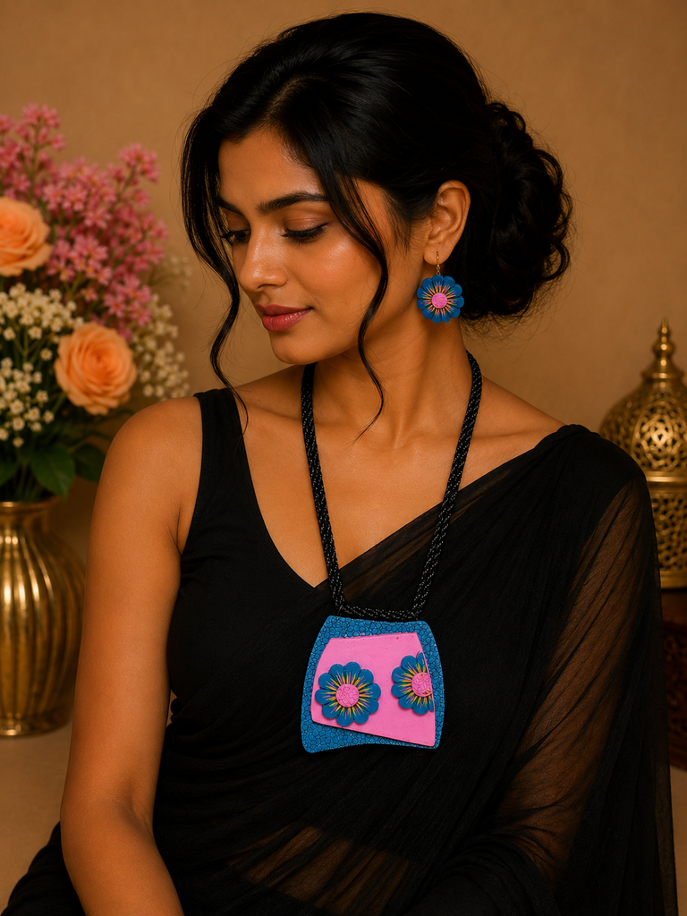 Bloom Bliss Terracotta Jewellery Set