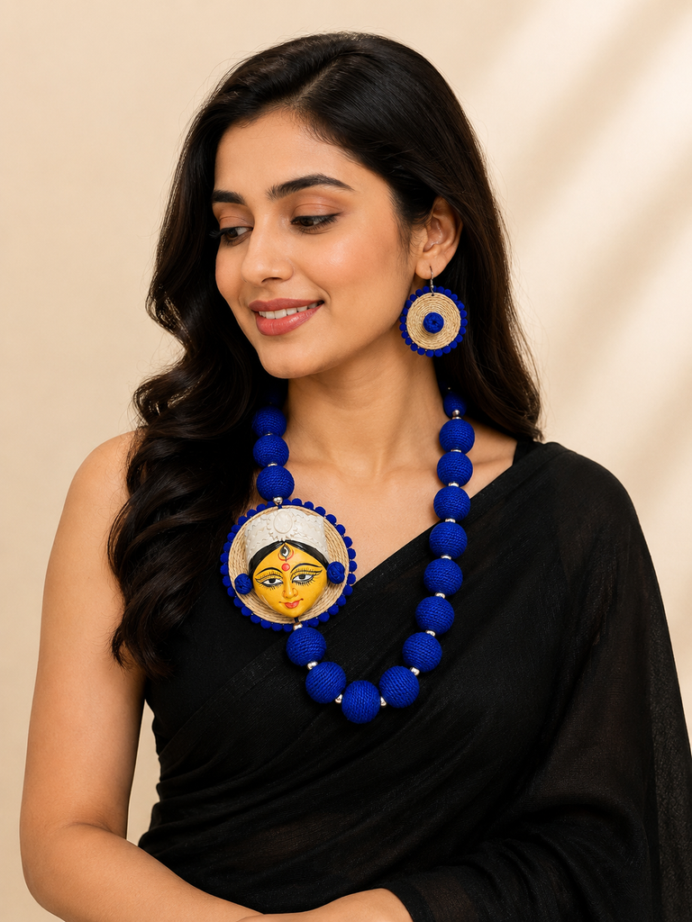 Indigo Goddess Terracotta Set