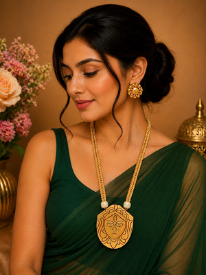 Durga Shakti Terracotta Jewellery Set
