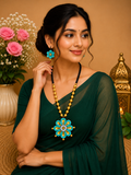 Turquoise Aura Floral Set