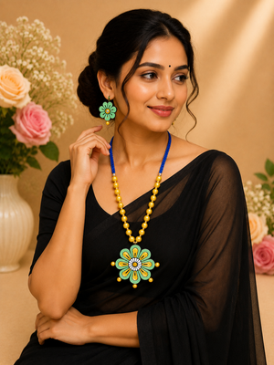 Sparkling Green Petals Set