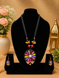 Midnight Bloom Terracotta Jewellery Set