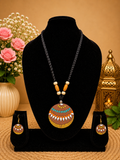 Brown Terracotta Necklace Set