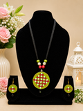 Green Terracotta Necklace Set