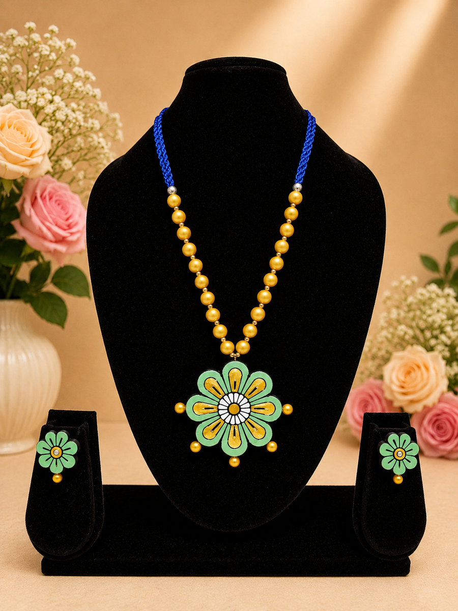 Sparkling Green Petals Set