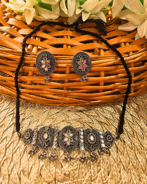 Oxidised Jewellery Set