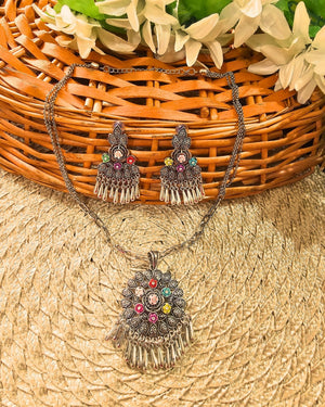 Oxidised Jewellery Set