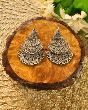 Oxidised Earring