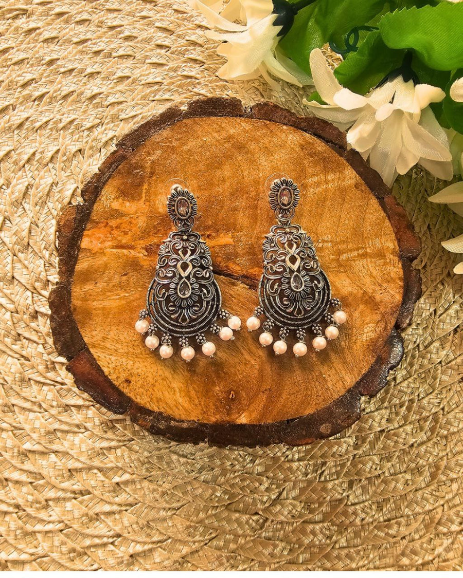 Oxidised Earring
