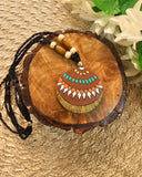 Brown Terracotta Necklace Set