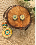 Light Yellow Terracotta Necklace Set