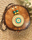 Light Yellow Terracotta Necklace Set