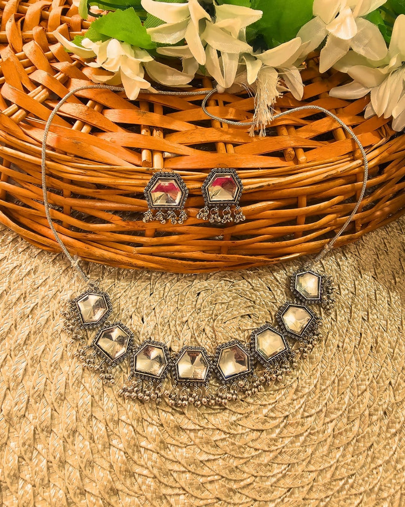Oxidised Jewellery Set