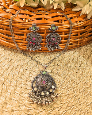 Oxidised Jewellery Set