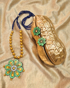 Sparkling Green Petals Set