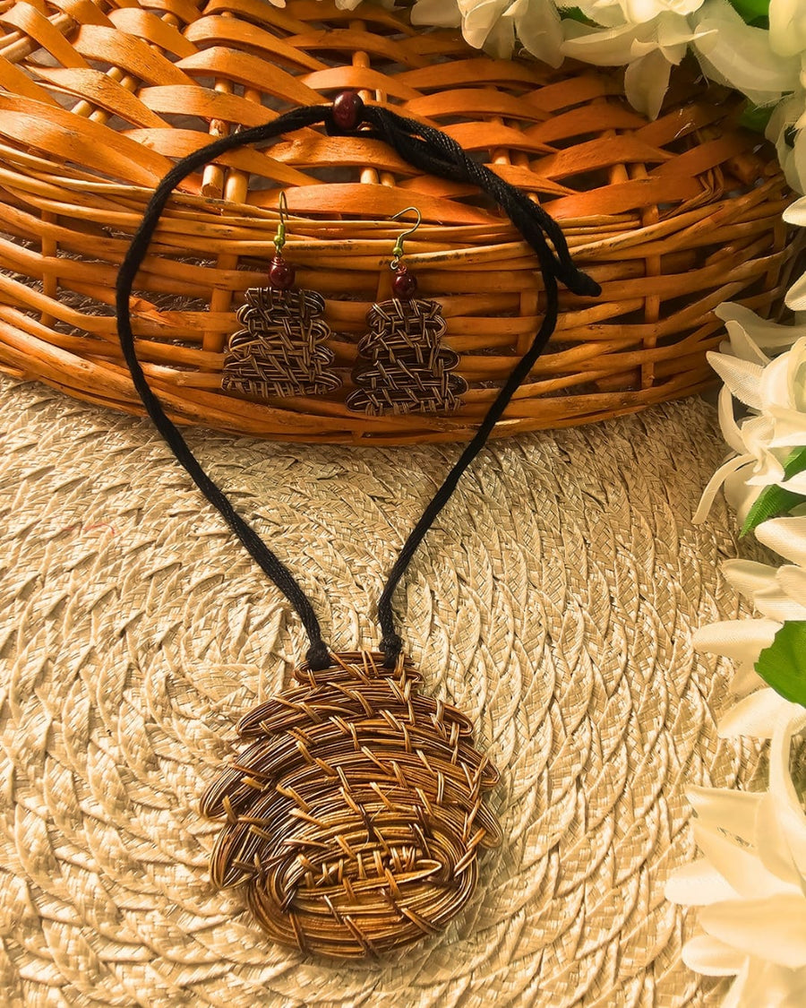 Palm Leaf Jewellery Set