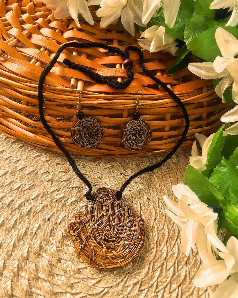 Palm Leaf Jewellery Set