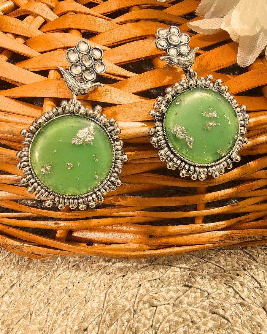 Olive Radiance Earrings