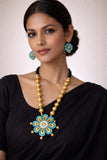 Turquoise Aura Floral Set
