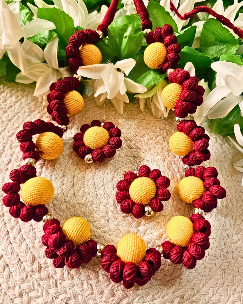 Maroon Muse Jewellery Set