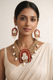 Red Jute Jewellery Set