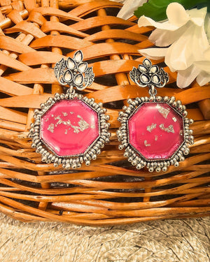 Nayra Royal Pink Earrings