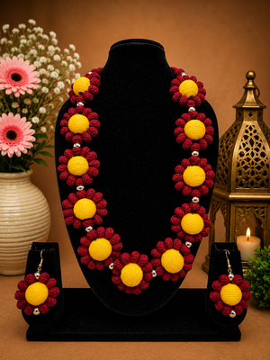 Maroon Muse Jewellery Set